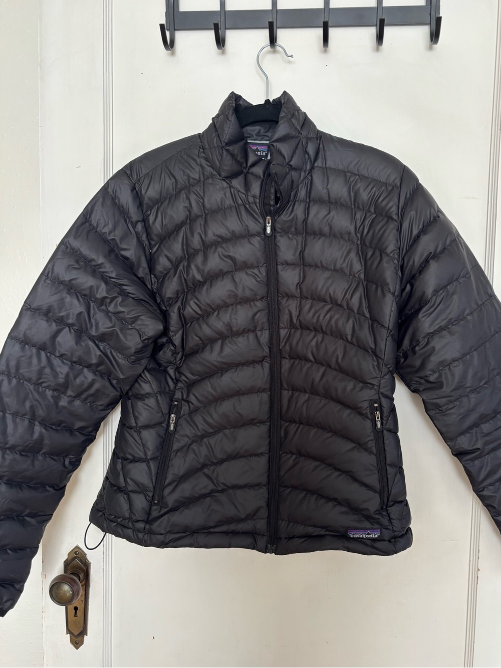 Patagonia Black Lightweight Packable Puffer Jacket